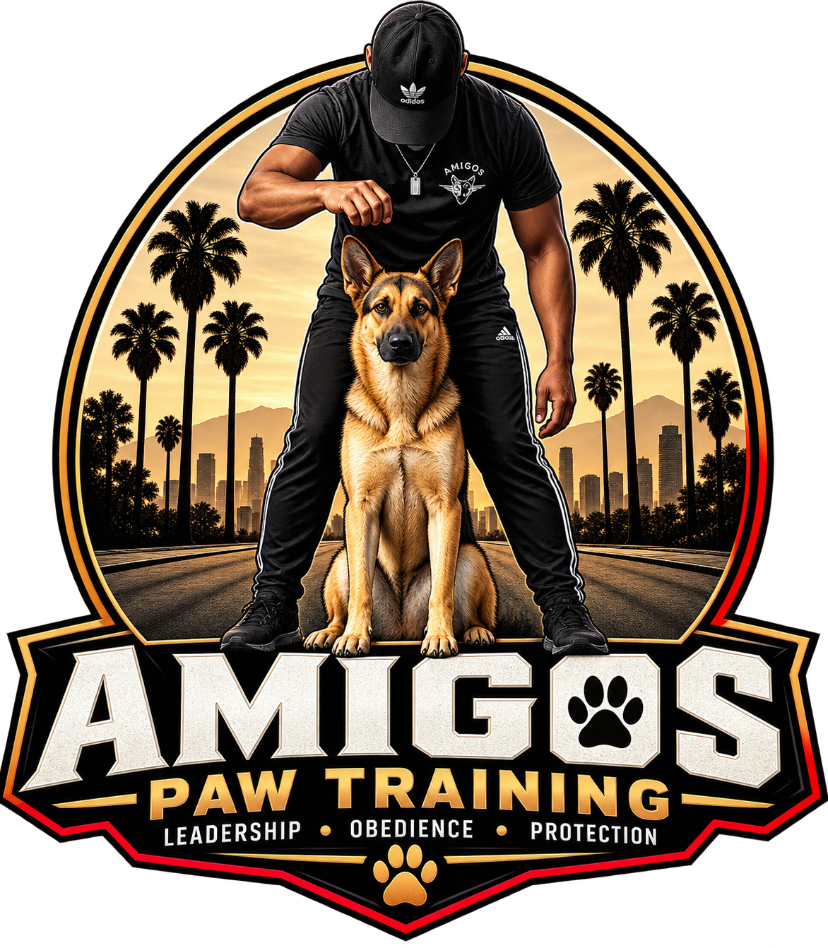 Amigos Paw Training Logo